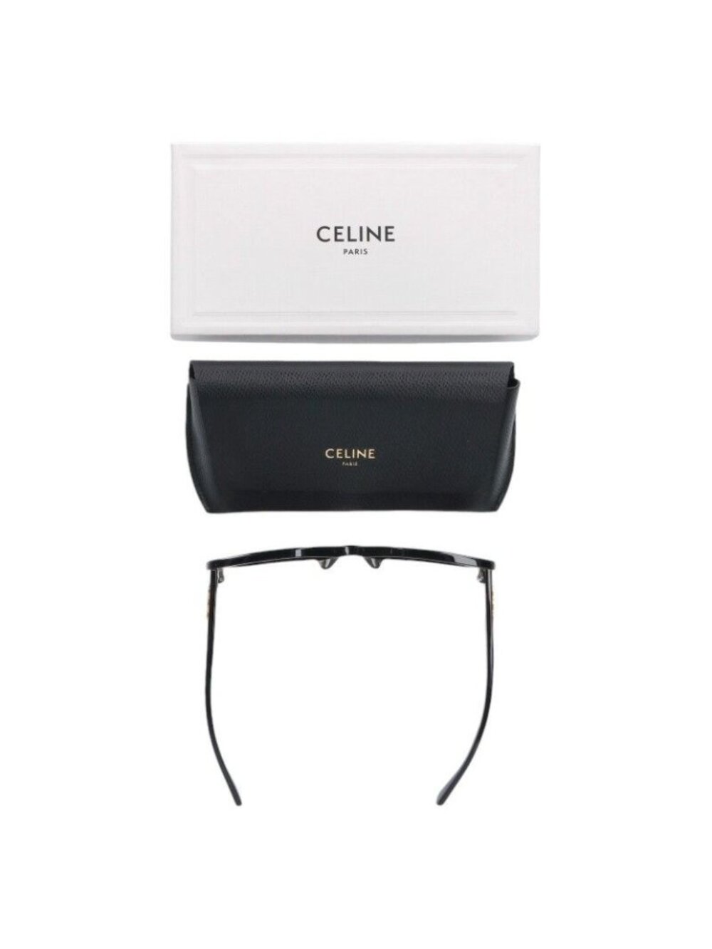 Celine Triomphe Acetate Frame Sunglasses Eyewear - Picture 3 of 3